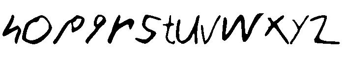 TestType 01 Font LOWERCASE