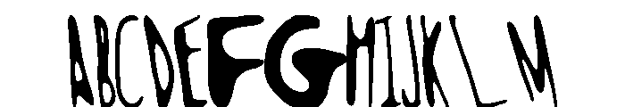 TestType 03 Font UPPERCASE