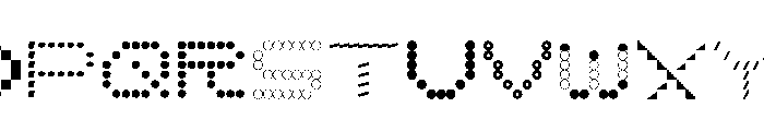 TestType GDC Font UPPERCASE