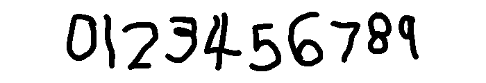 TestType LeftHand Font OTHER CHARS