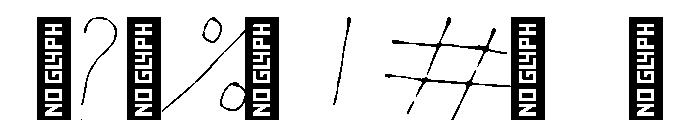 TestType SketchBook Font OTHER CHARS