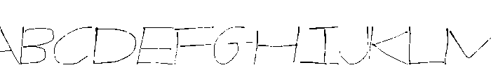 TestType SketchBook Font UPPERCASE