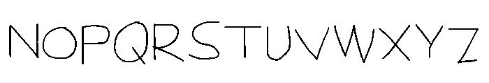 TestType Trackpad Font UPPERCASE