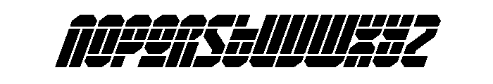 Texel HorizontalItalic Font LOWERCASE