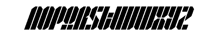 Texel VerticalItalic Font LOWERCASE