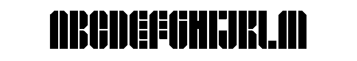 Texel VerticalRegular Font UPPERCASE