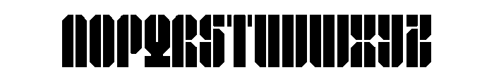 Texel VerticalRegular Font UPPERCASE