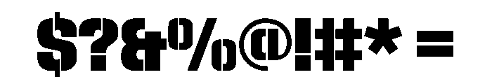 Texpo Regular Font OTHER CHARS