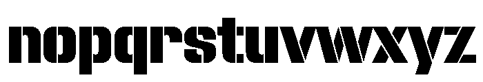 Texpo Regular Font LOWERCASE