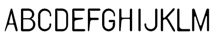 Template Gothic Cyrillic Regular Font UPPERCASE