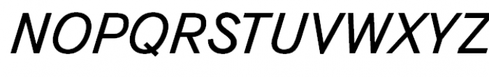 TextBook Italic Font UPPERCASE