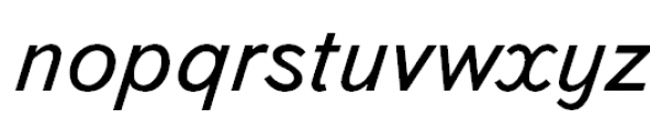 TextBook Italic Font LOWERCASE