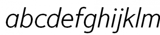 Textbook New Light Italic FONT
