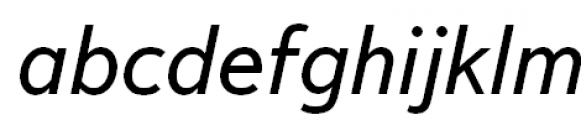 Textbook New Regular Italic Font LOWERCASE
