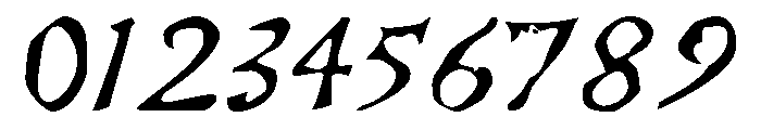 Telegdi Alt Italic Font OTHER CHARS