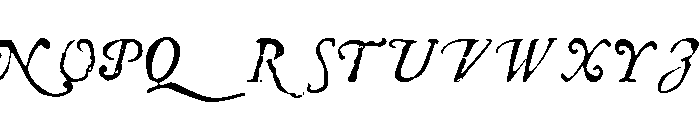 Telegdi Alt Italic Font UPPERCASE