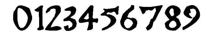 Telegdi Bold Font OTHER CHARS