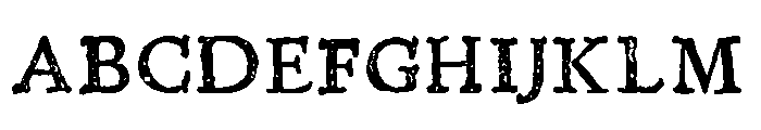 Telegdi Bold Font UPPERCASE
