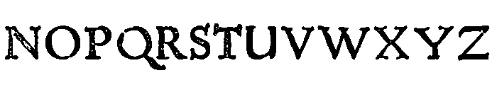 Telegdi Bold Font UPPERCASE