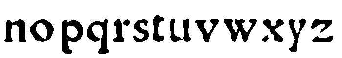 Telegdi Bold Font LOWERCASE