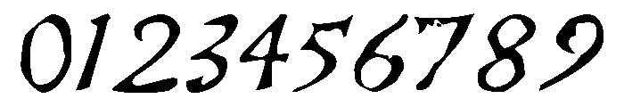 Telegdi Regular Italic Font OTHER CHARS