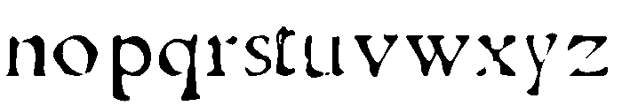 Telegdi Regular Font LOWERCASE