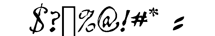 Telegdi Script Font OTHER CHARS