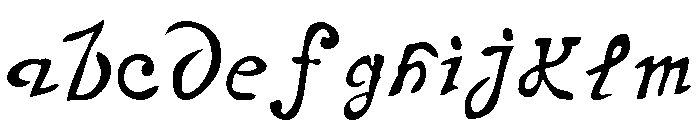 Telegdi Script FONT
