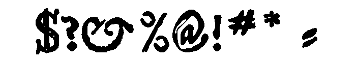 Telegdi Small Caps Bold Font OTHER CHARS