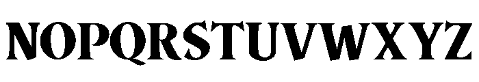 Telegraph Bold Font UPPERCASE