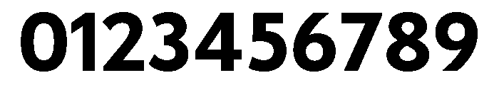 Tempo Bold Font OTHER CHARS