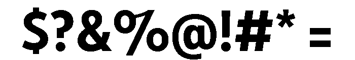 Tempo Condensed Bold Font OTHER CHARS