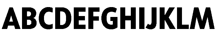 Tempo Condensed Extra Bold Font UPPERCASE