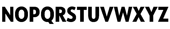 Tempo Condensed Extra Bold Font UPPERCASE