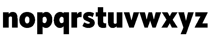 Tempo Condensed Extra Bold Font LOWERCASE