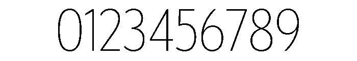 Tempo Condensed Extra Light Font OTHER CHARS