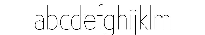 Tempo Condensed Hairline FONT