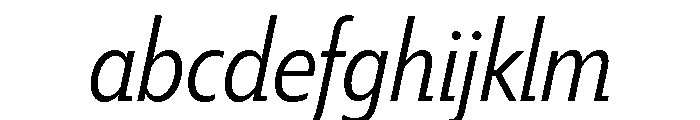 Tempo Condensed Light Italic FONT