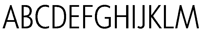 Tempo Condensed Light Font UPPERCASE