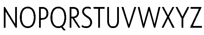 Tempo Condensed Light Font UPPERCASE