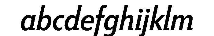 Tempo Condensed Medium Italic FONT