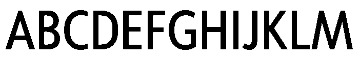 Tempo Condensed Medium Font UPPERCASE