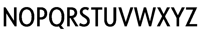 Tempo Condensed Medium Font UPPERCASE