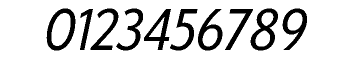 Tempo Condensed Regular Italic Font OTHER CHARS