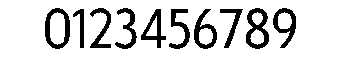 Tempo Condensed Regular Font OTHER CHARS