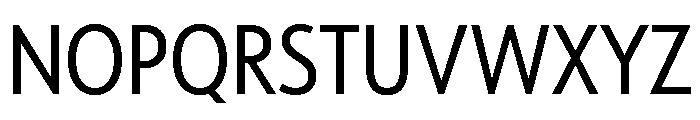 Tempo Condensed Regular Font UPPERCASE