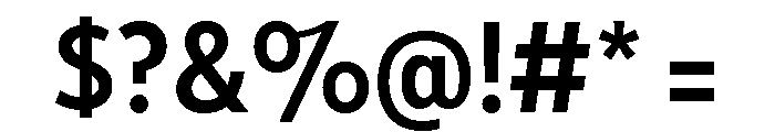 Tempo Condensed Semi Bold Font OTHER CHARS