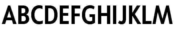Tempo Condensed Semi Bold Font UPPERCASE