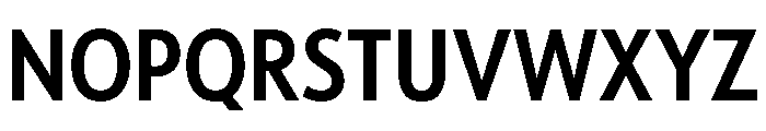 Tempo Condensed Semi Bold Font UPPERCASE
