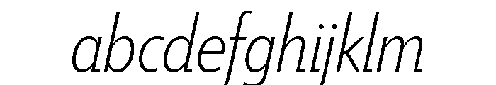 Tempo Condensed Semi Light Italic FONT
